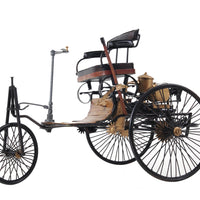 c1886 Three Wheeled Mercedes Benz Motor Car Sculpture