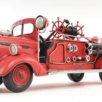 c1938 Ford Red Fire Engine Sculpture