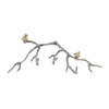 Silver and Gold Bird and Branch 3D Wall Decor