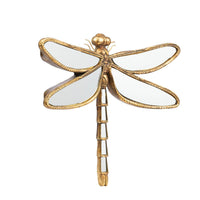 Antiqued Gold Dragonfly Wall Décor