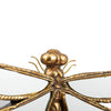 Antiqued Gold Dragonfly Wall Décor