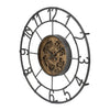 Round Decorative Gear Iron Wall Clock