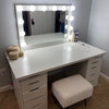 Glam Style Lighted USB Vanity Mirror