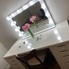 Glam Style Lighted USB Vanity Mirror