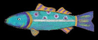 Rustic Aqua Whimsy The Fish Wall Art