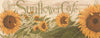 Rustic Old Sunflower Café Wall Art