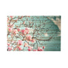 Pink Magnolia Blossoms Wood Plank Wall Art