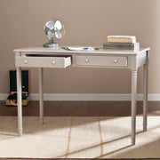 Warm Gray Writing Desk