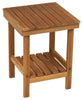 16" Grand Resort Teak Compact Shower Stool