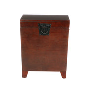 24" Brown Solid Wood And Manufactured Wood Square End Table