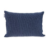 Shimmering Blue Beaded Luxury Throw Pillow
