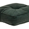 Corduroy Styled Charcoal Tufted Floor Pillow