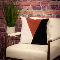 Multicolor Terracotta Highlight Soft Touch Throw Pillow