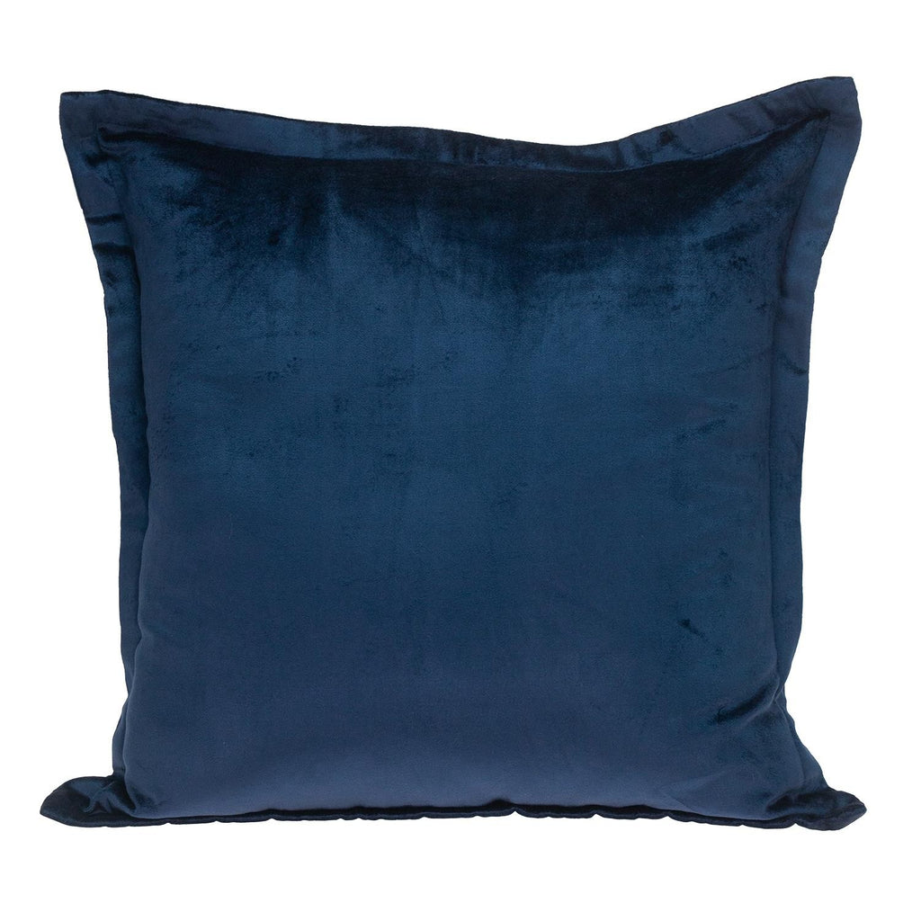 Premier 20" Soft Touch Navy Blue Solid Color Accent Pillow