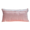 Tufted Diamonds Rose Gold Velvet Lumbar Accent Pillow