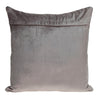 Geometric Lush Quilted Taupe Throw Pillow