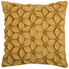 Yellow  Pinwheel Floral Petal Down Throw Pillow