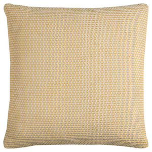 Yellow Ivory Scaled Diamond Pattern Throw Pillow