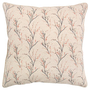 Blush Tiny Floral Buds Throw Pillow