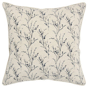 Blue Tiny Floral Buds Throw Pillow