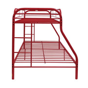 Red Twin Over Full Size Bunk Bed