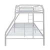 White  Twin Over Full Size Bunk Bed