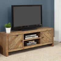 Rustic Natural Trendy TV Console