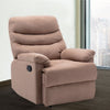 Primo Beige Suede Massaging Recliner Chair