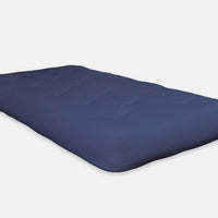 8" Navy Blue Double Foam Full Futon Mattress