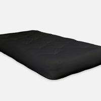 6" Black Single Foam Futon Full Mattress