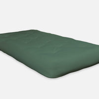 8" Double Foam Queen Futon, 80 In. x 60 In. in Green