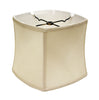 13" Ivory Soft Box Paperback Pongee Silk Lampshade