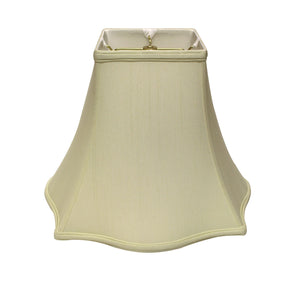 10" Ivory Premium Square Monay Shantung Lampshade