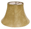 12" Faux Snakeskin Slanted Softback Parchment Lampshade