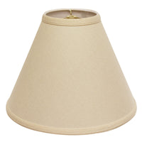 13" Parchment Biege Deep Cone Linen Lampshade