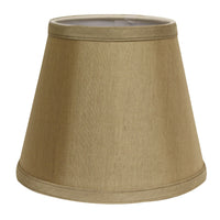 12" Pale Brown Empire Hardback Slanted No Slub Lampshade