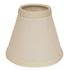 5" Ivory Set of 6 Chandelier No Slub Lampshades