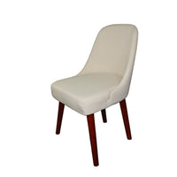 34" Cream Contemporary Armless Dining or Accent Chair