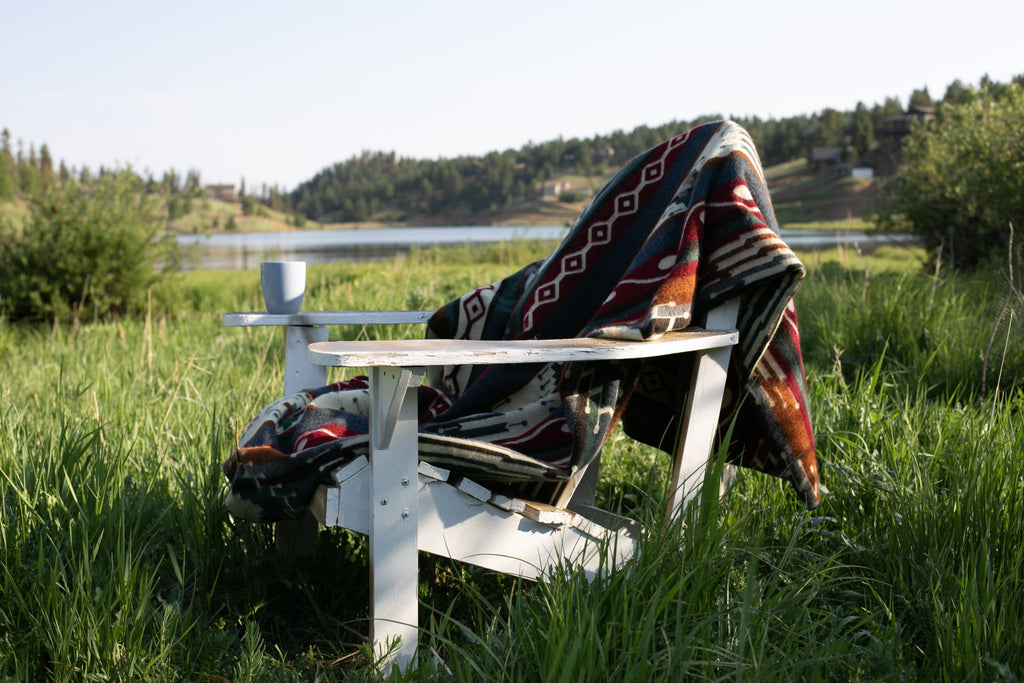 Brown Woven Acrylic Reversable Queen Blanket