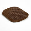 Brown 3" x 4" Lux Faux Fur Oval Pet Bed