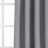 Set of Two 96"  Silver Metallic Textured Window Panels