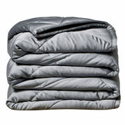 Grey Bamboo Weighted Breathable Throw Blanket