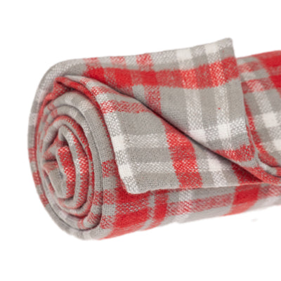 Parkland Collection Transitional Plaid Red Rectangle 50