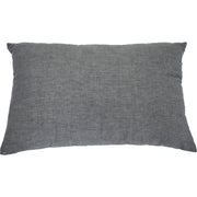 13" X 20" Grey And White Abstract Zippered Polyester Throw Pillow