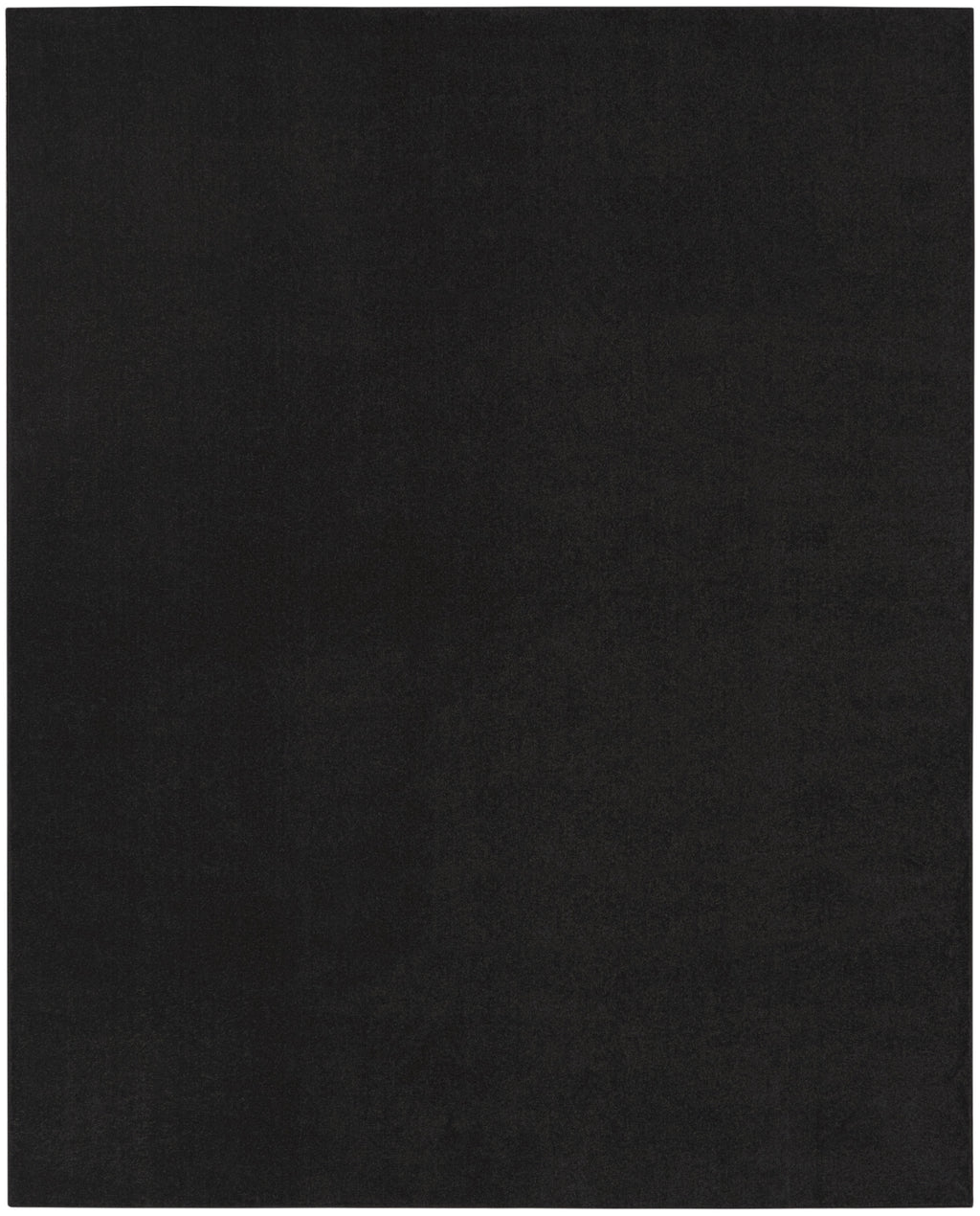 10' X 14' Black Non Skid Indoor Outdoor Area Rug