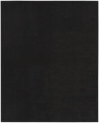 10' X 14' Black Non Skid Indoor Outdoor Area Rug