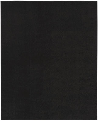 10' X 14' Black Non Skid Indoor Outdoor Area Rug