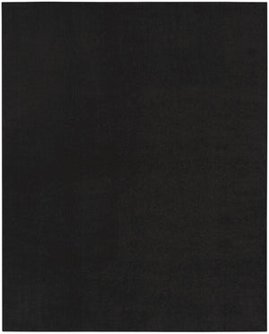 10' X 14' Black Non Skid Indoor Outdoor Area Rug