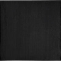 9' X 9' Black Square Non Skid Indoor Outdoor Area Rug