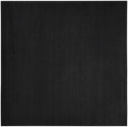 9' X 9' Black Square Non Skid Indoor Outdoor Area Rug